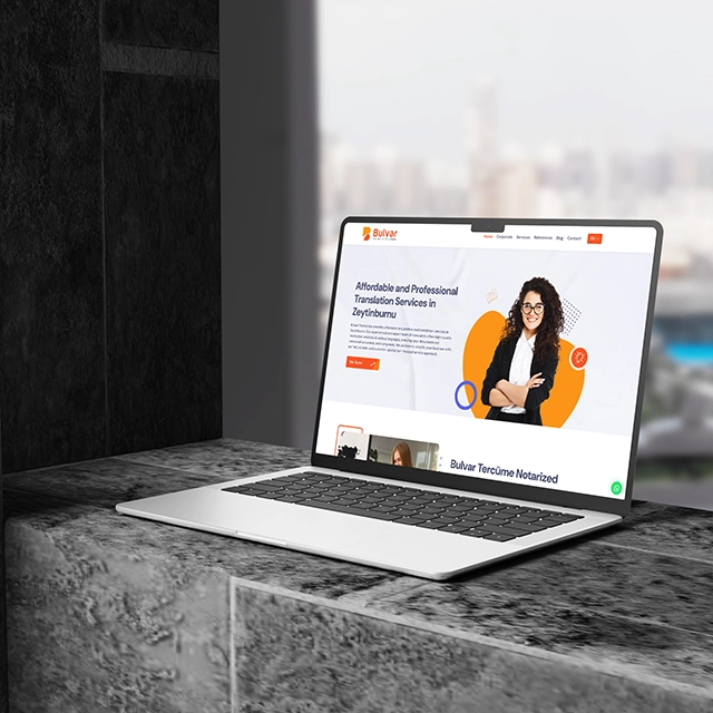 Bulvar Tercüme kurumsal web projesi