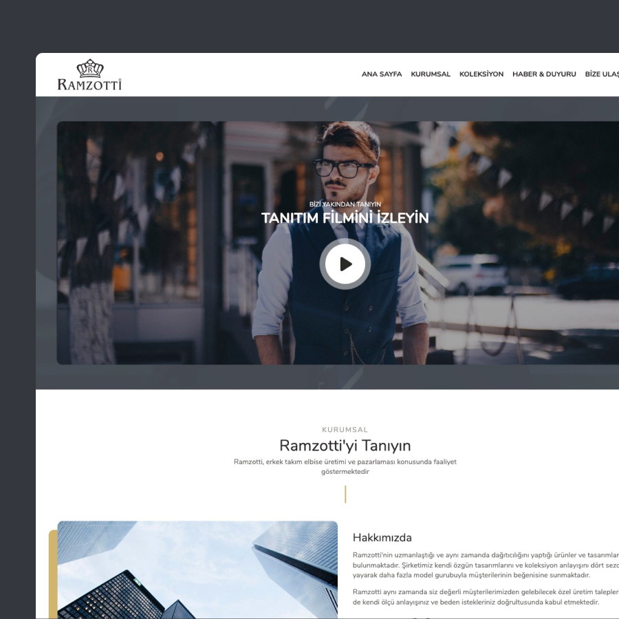 Ramzotti web projesi