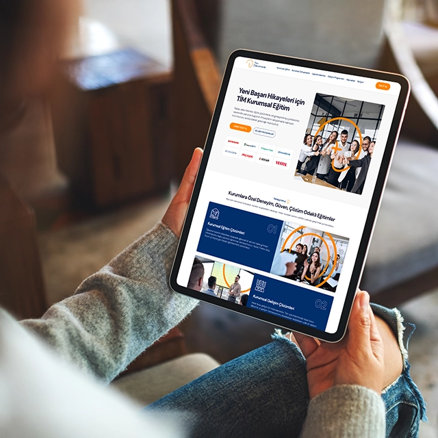 Tim Danışmanlık kurumsal web projesi